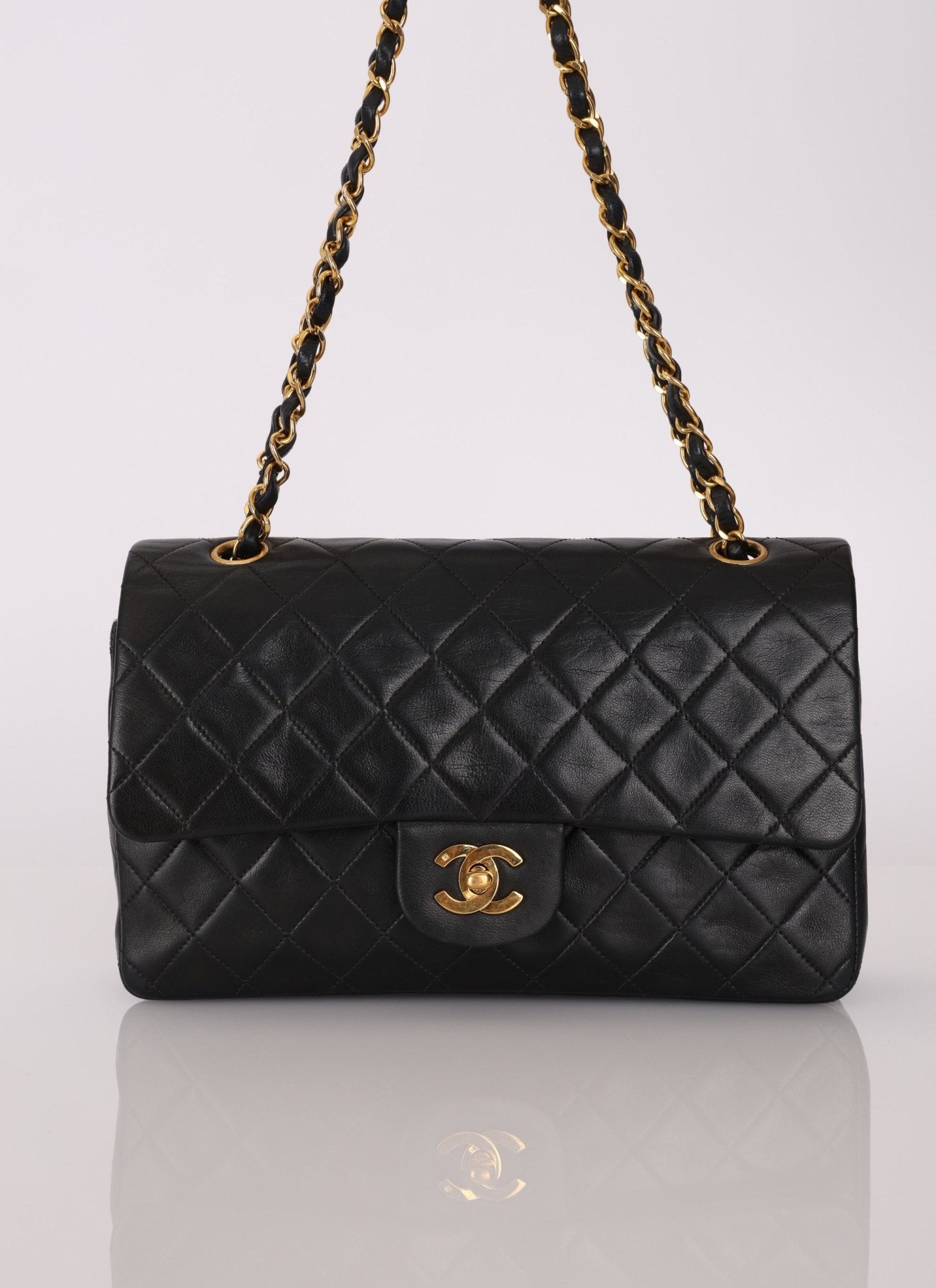 Chanel 1991 Lambskin Medium Double Flap - FashioNica