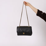 Chanel 1991 Lambskin Medium Double Flap - FashioNica