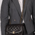 Chanel 1991 Lambskin Small Diana - FashioNica