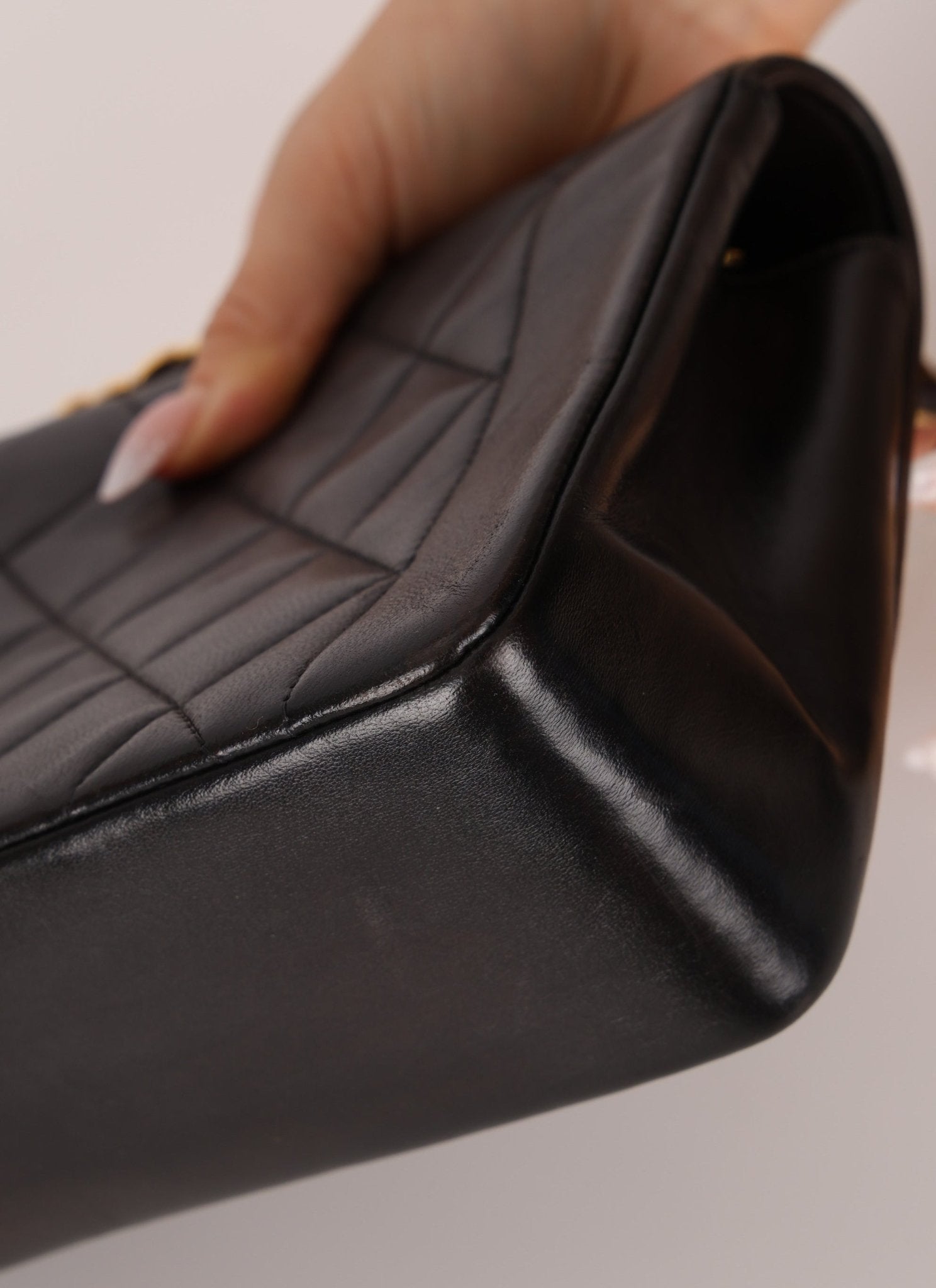 Chanel 1991 Lambskin Small Diana - FashioNica