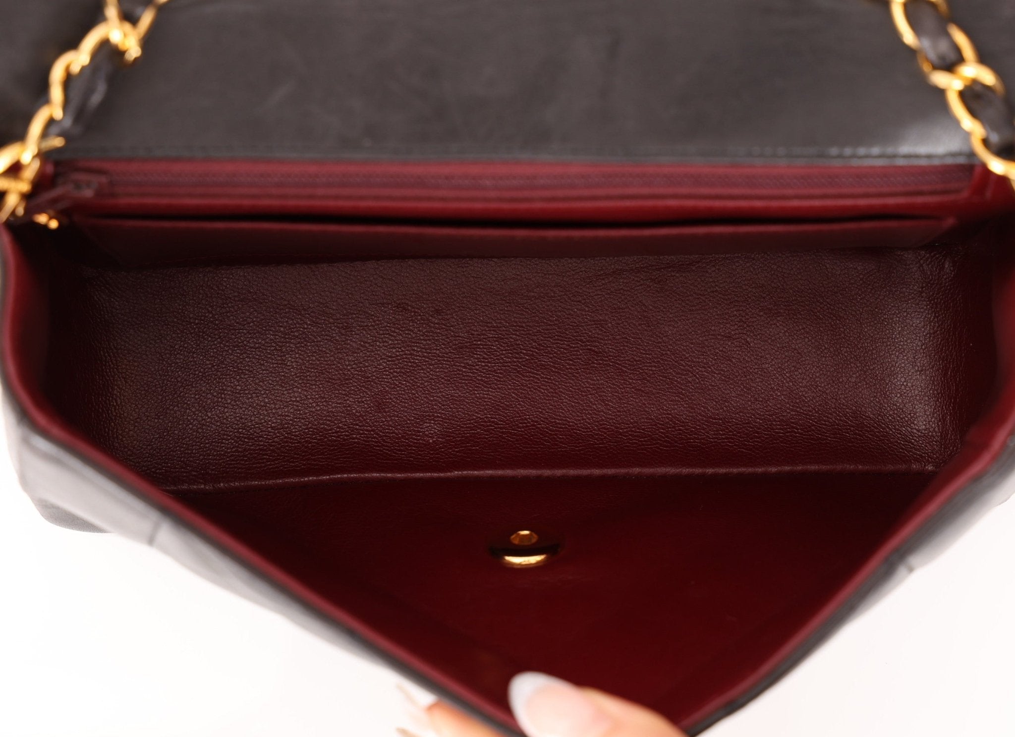 Chanel 1991 Lambskin Small Diana - FashioNica