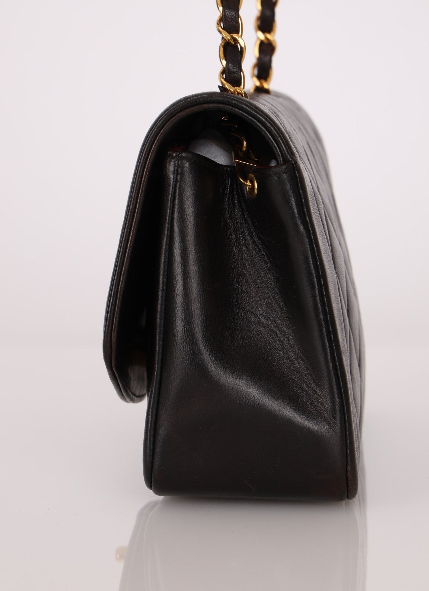 Chanel 1991 Lambskin Small Diana - FashioNica