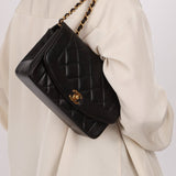 Chanel 1991 Lambskin Small Diana - FashioNica