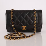 Chanel 1991 Lambskin Small Diana - FashioNica