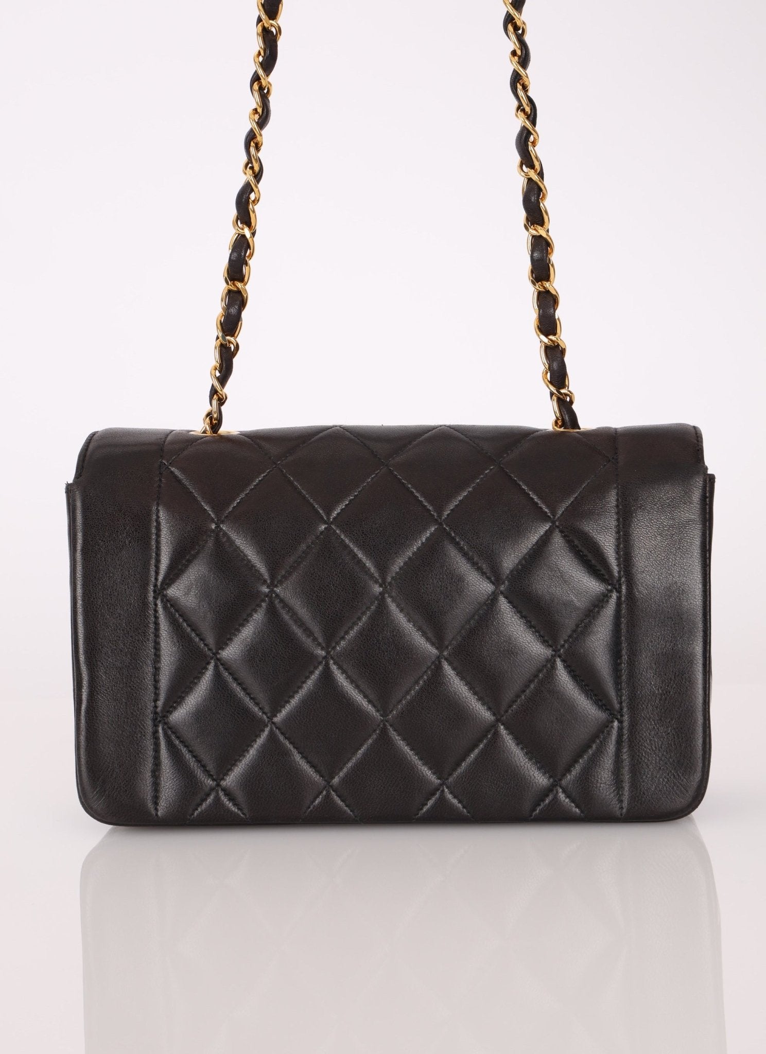 Chanel 1991 Lambskin Small Diana - FashioNica