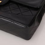 Chanel 1991 Lambskin Turnlock Single Flap 24k GP - FashioNica