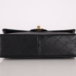 Chanel 1991 Lambskin Turnlock Single Flap 24k GP - FashioNica