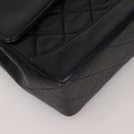 Chanel 1991 Lambskin Turnlock Single Flap 24k GP - FashioNica