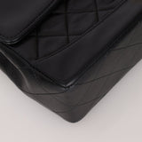 Chanel 1991 Lambskin Turnlock Single Flap 24k GP - FashioNica