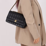 Chanel 1991 Lambskin Vertical Small Flap - FashioNica