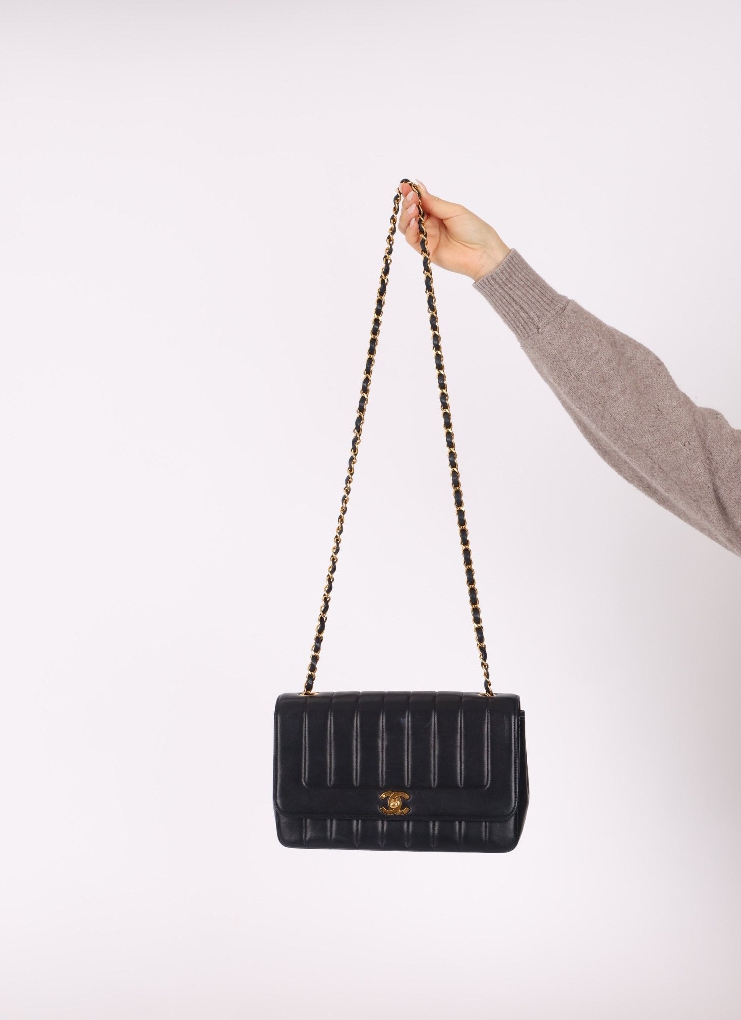 Chanel 1991 Lambskin Vertical Small Flap - FashioNica