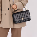 Chanel 1991 Lambskin Vertical Small Flap - FashioNica