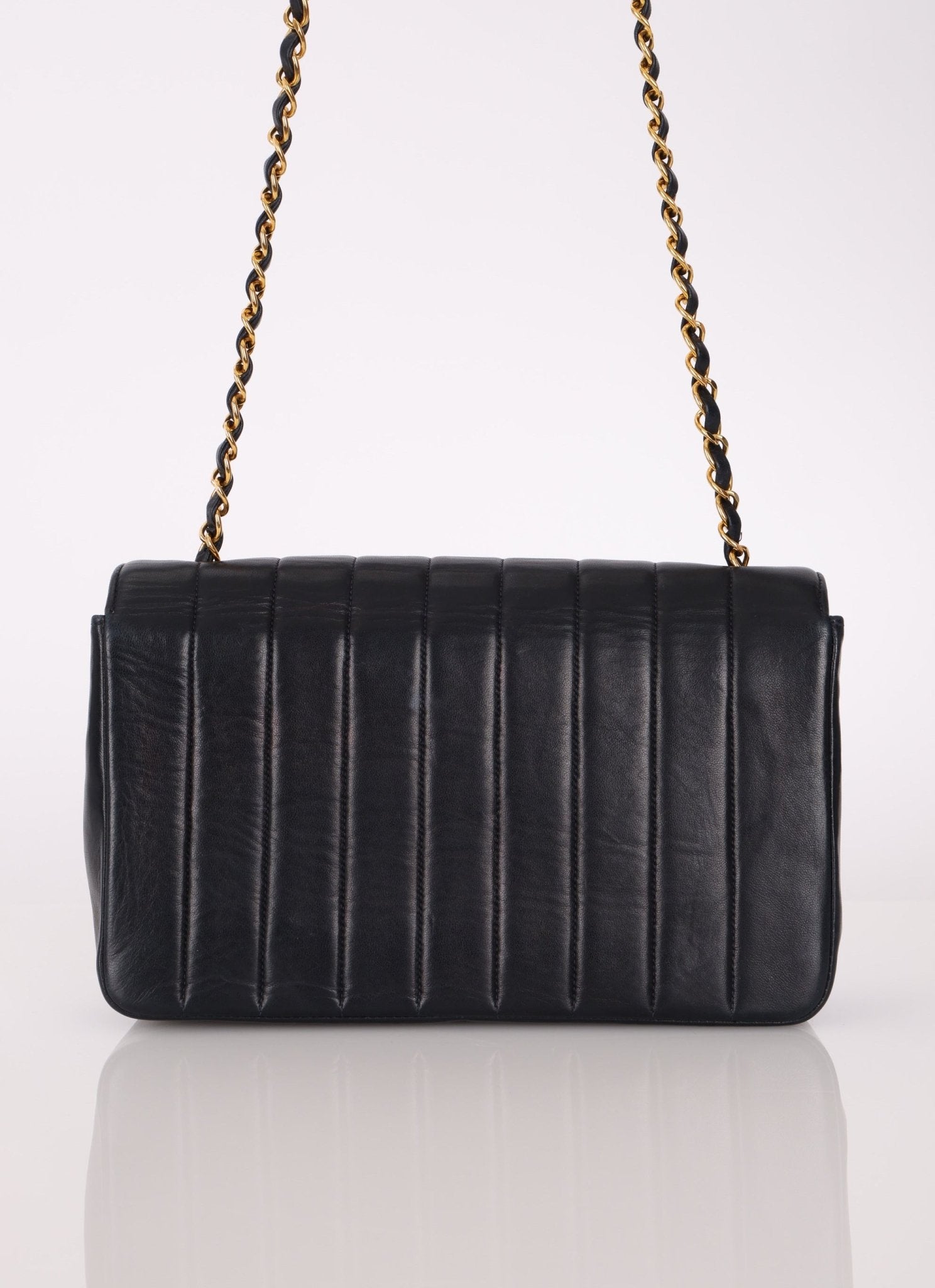 Chanel 1991 Lambskin Vertical Small Flap - FashioNica