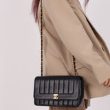 Chanel 1991 Lambskin Vertical Small Flap - FashioNica