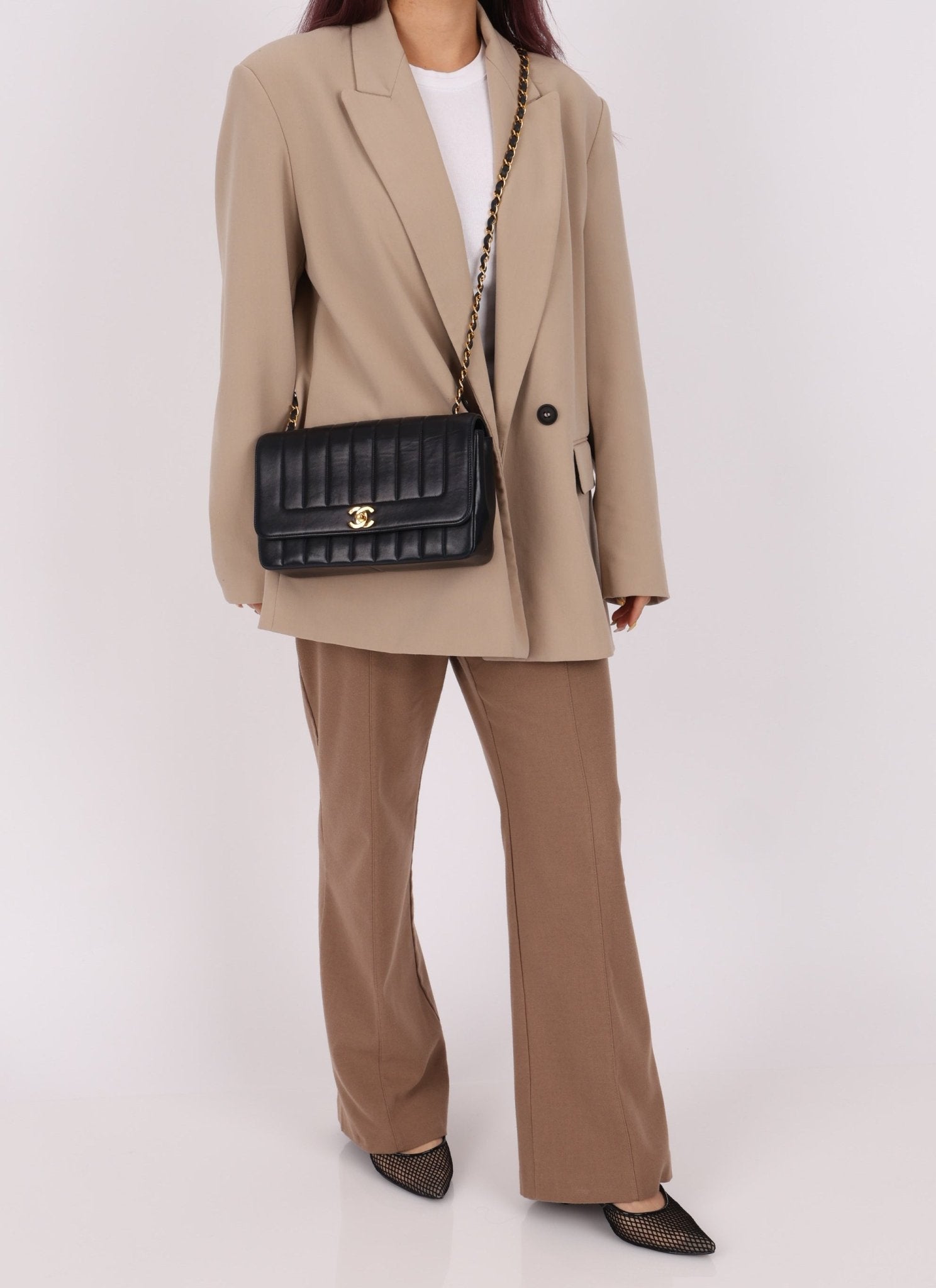 Chanel 1991 Lambskin Vertical Small Flap - FashioNica