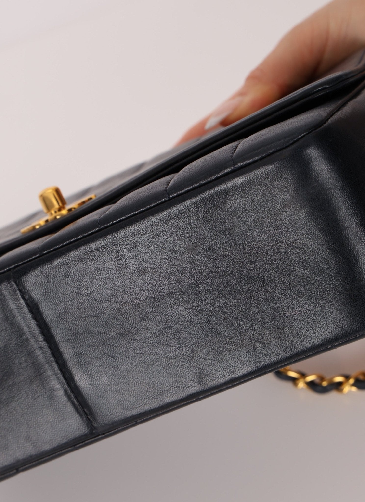 Chanel 1991 Lambskin Vertical Small Flap - FashioNica