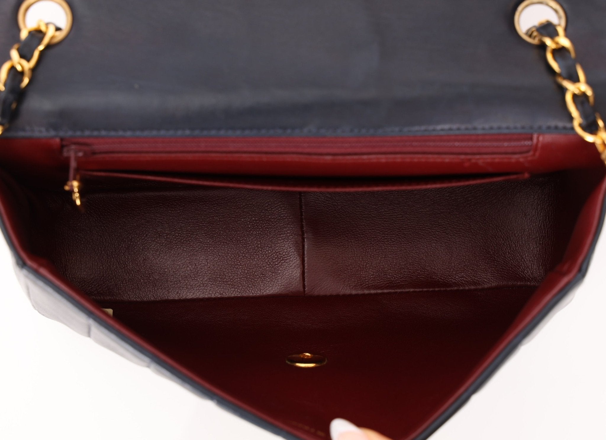 Chanel 1991 Lambskin Vertical Small Flap - FashioNica