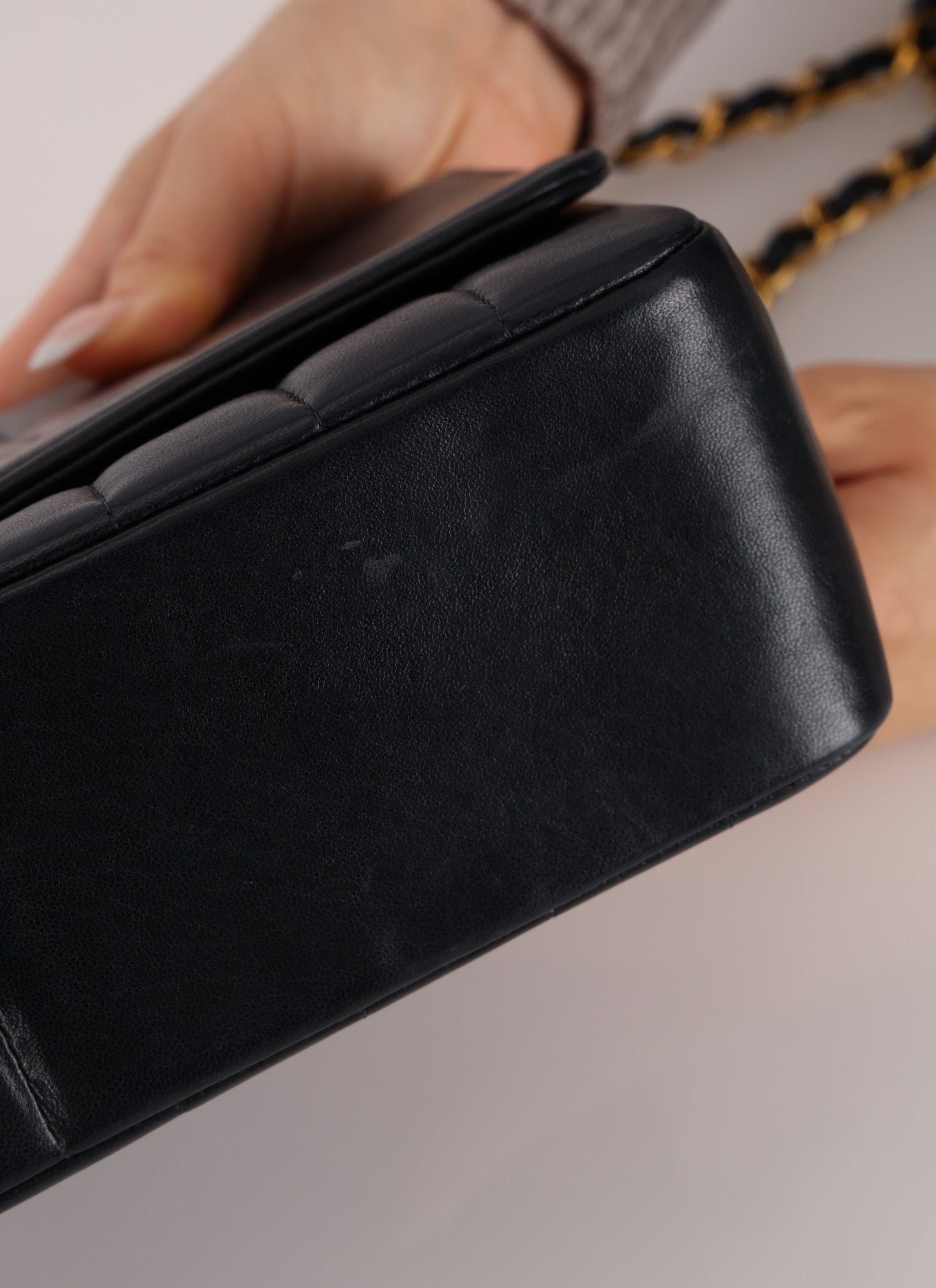 Chanel 1991 Lambskin Vertical Small Flap - FashioNica