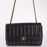 Chanel 1991 Lambskin Vertical Small Flap - FashioNica
