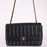 Chanel 1991 Lambskin Vertical Small Flap - FashioNica