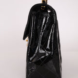 Chanel 1991 Patent XL CC Jumbo Single Flap - FashioNica