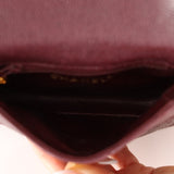 Chanel 1993 Bordeaux Caviar Envelope Turnlock Waist Bag 24K GP - FashioNica
