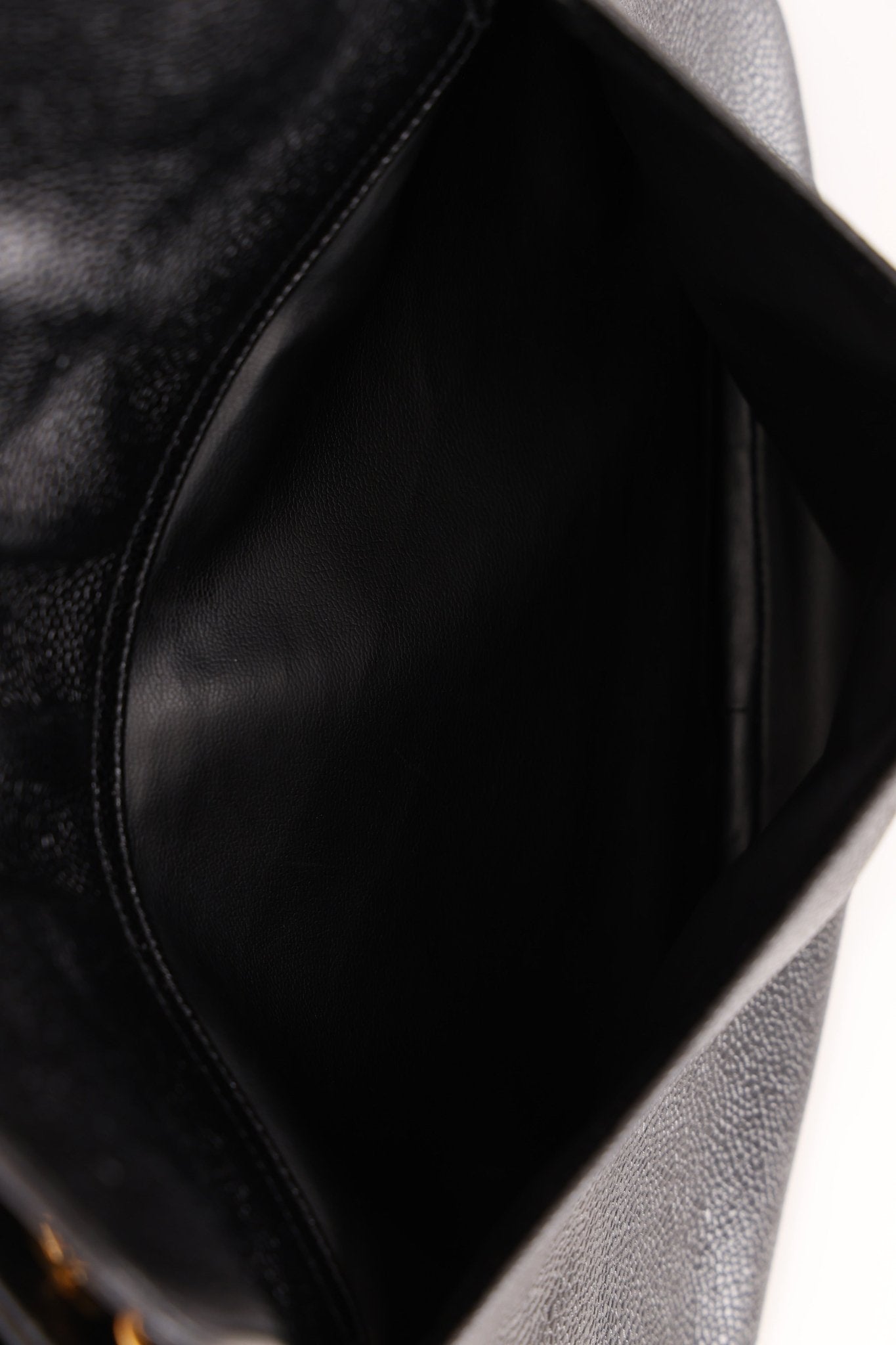 Chanel 1993 Caviar Double Sided Turnlock Tote 24k GP - FashioNica