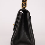 Chanel 1993 Lambskin Kelly Turnlock Top Handle 24 KGP - FashioNica