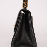 Chanel 1993 Lambskin Kelly Turnlock Top Handle 24 KGP - FashioNica