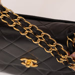 Chanel 1993 Lambskin Kelly Turnlock Top Handle 24 KGP - FashioNica