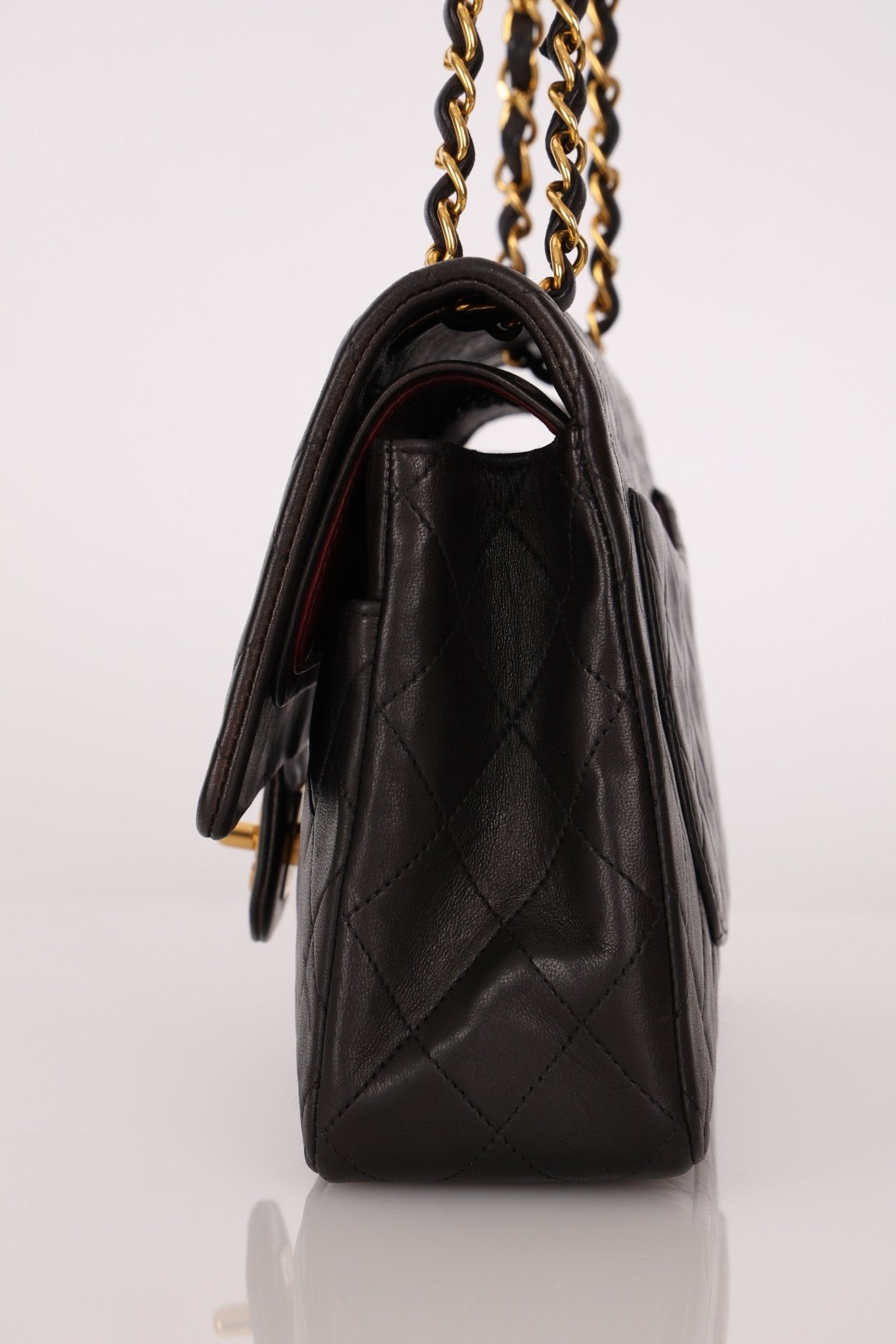 Chanel 1993 Lambskin Medium Classic Double Flap 24K GP - FashioNica