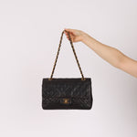 Chanel 1993 Lambskin Medium Classic Double Flap 24K GP - FashioNica