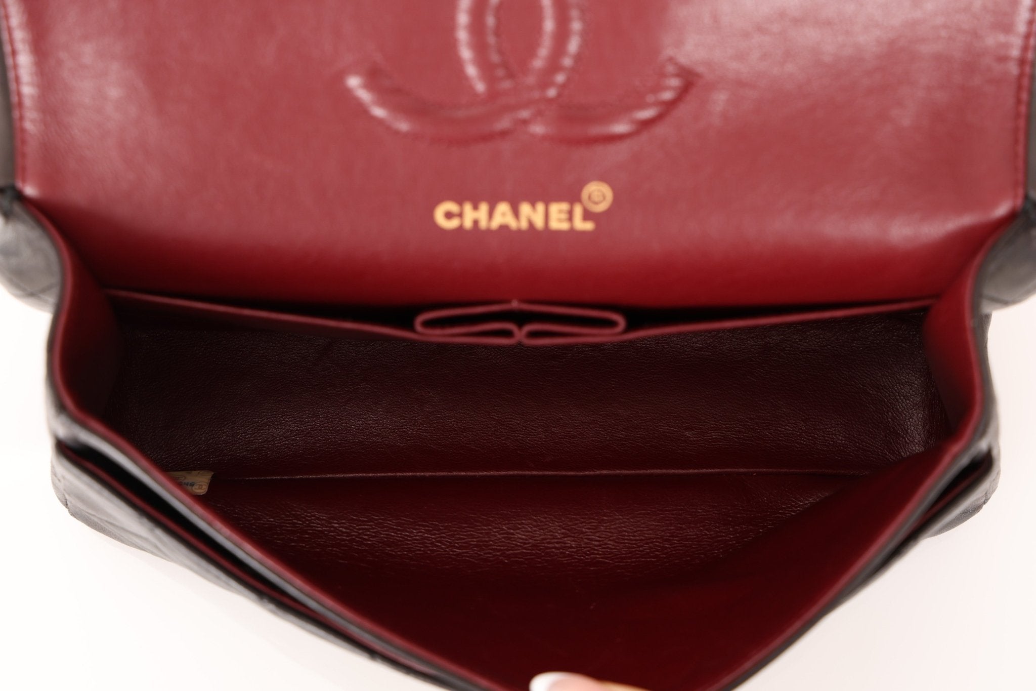 Chanel 1993 Lambskin Medium Classic Double Flap 24K GP - FashioNica