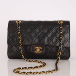 Chanel 1993 Lambskin Medium Classic Double Flap 24K GP - FashioNica