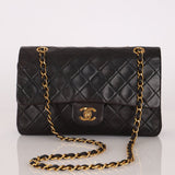 Chanel 1993 Lambskin Medium Classic Double Flap 24K GP - FashioNica