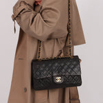 Chanel 1993 Lambskin Medium Classic Double Flap 24K GP - FashioNica