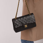 Chanel 1993 Lambskin Medium Classic Double Flap 24K GP - FashioNica