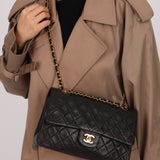 Chanel 1993 Lambskin Medium Classic Double Flap 24K GP - FashioNica