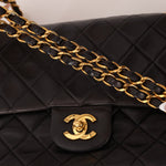 Chanel 1993 Lambskin Medium Classic Double Flap 24K GP - FashioNica