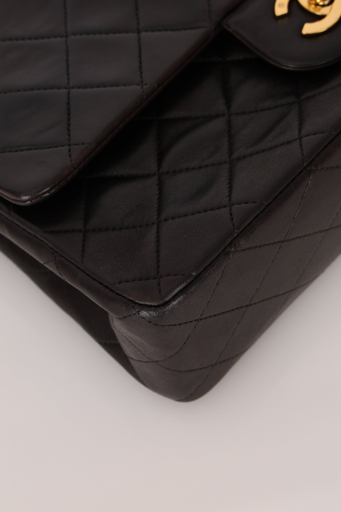 Chanel 1993 Lambskin Medium Classic Double Flap 24K GP - FashioNica