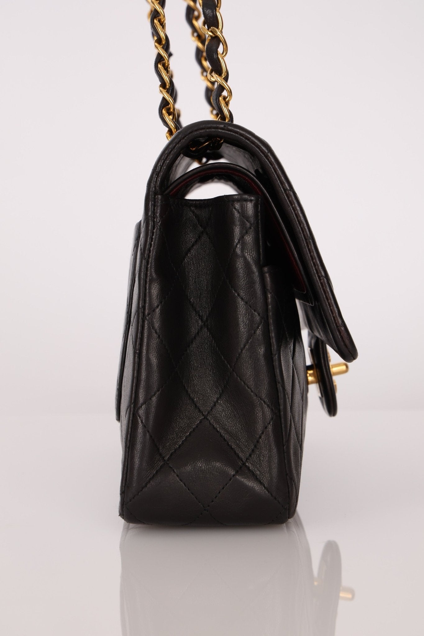 Chanel 1993 Lambskin Medium Classic Double Flap 24K GP - FashioNica