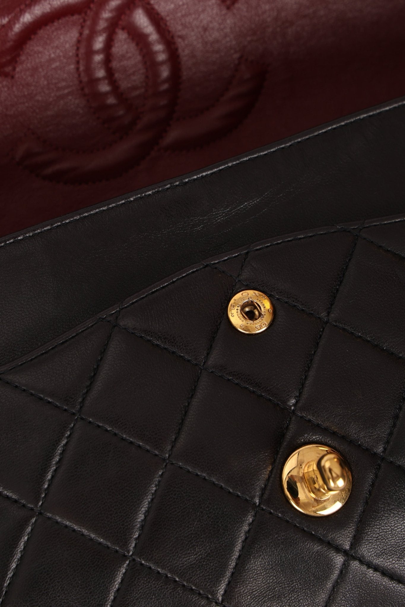 Chanel 1993 Lambskin Medium Classic Double Flap 24K GP - FashioNica