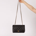 Chanel 1993 Lambskin Medium Diana Flap 24K GP - FashioNica