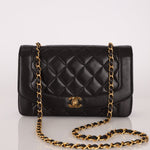Chanel 1993 Lambskin Medium Diana Flap 24K GP - FashioNica