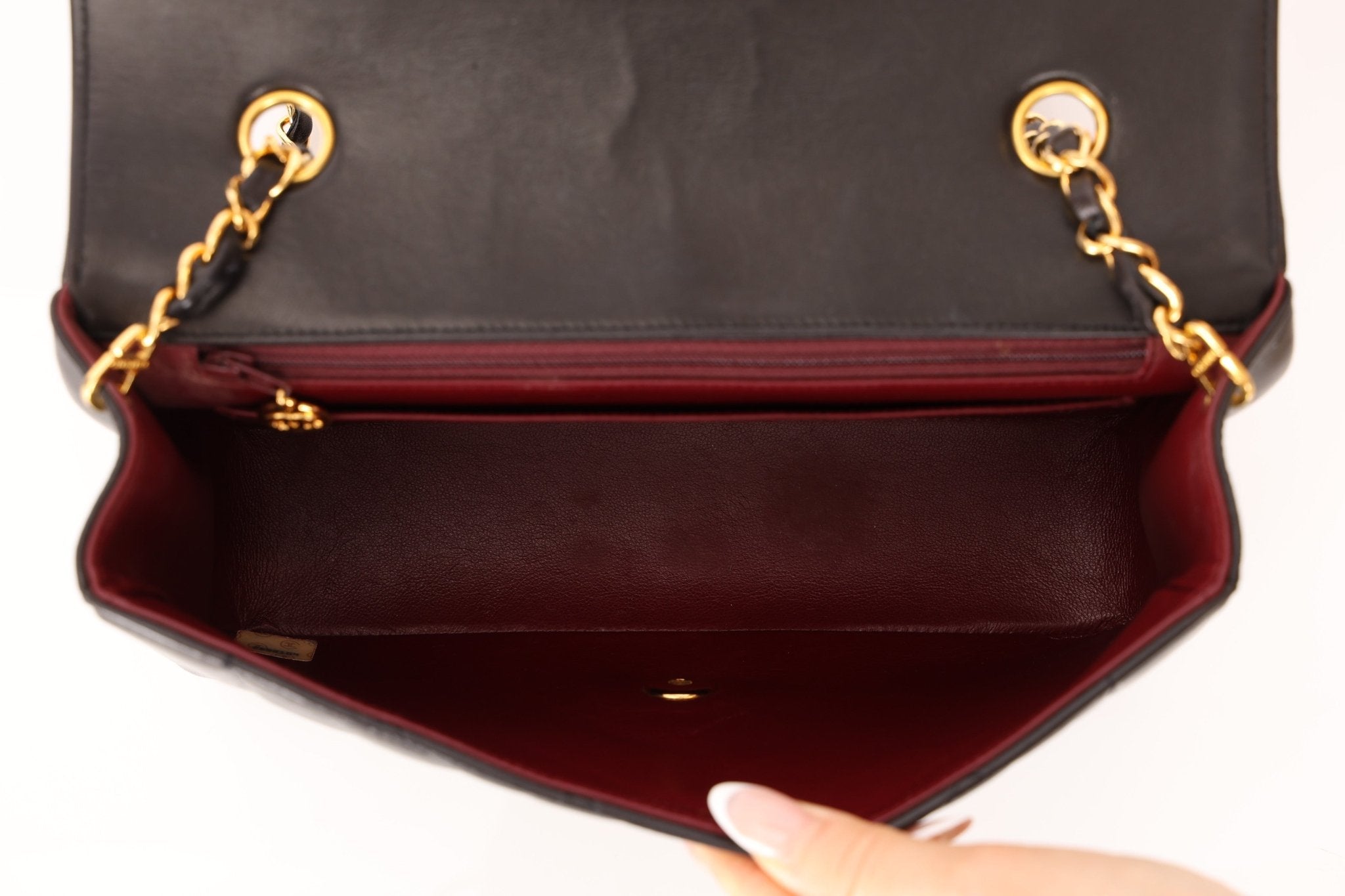 Chanel 1993 Lambskin Medium Diana Flap 24K GP - FashioNica