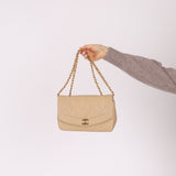 Chanel 1994 Beige Lambskin Small Diana - FashioNica