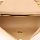 Chanel 1994 Beige Lambskin Small Diana - FashioNica