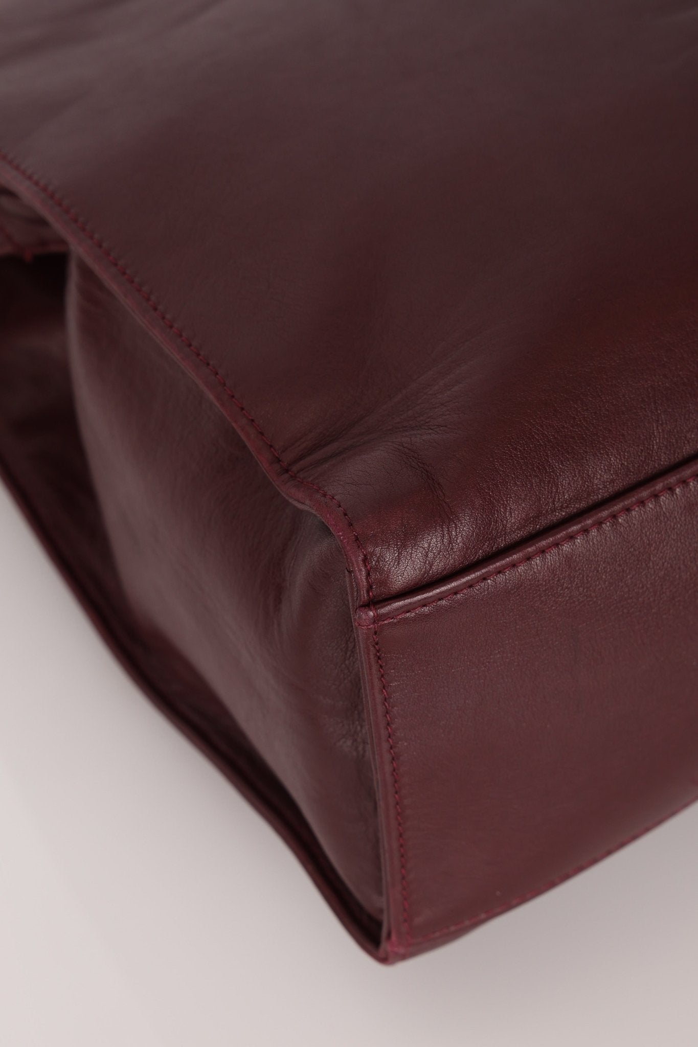 Chanel 1994 Bordeaux Timeless Zip Shopping Tote - FashioNica