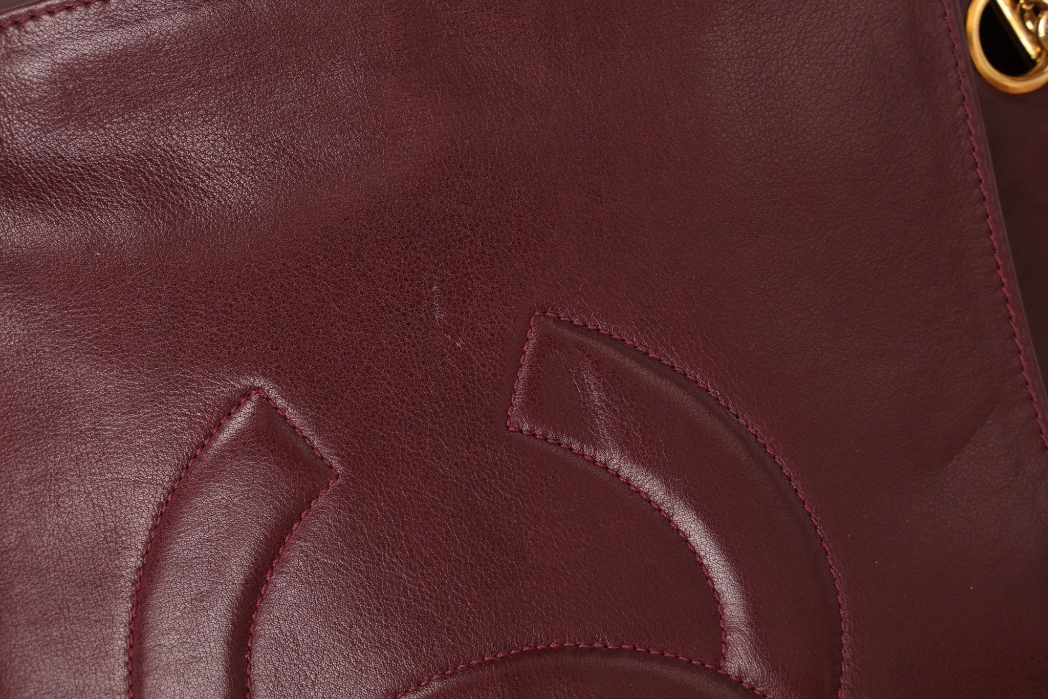 Chanel 1994 Bordeaux Timeless Zip Shopping Tote - FashioNica