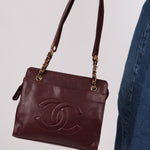 Chanel 1994 Bordeaux Timeless Zip Shopping Tote - FashioNica
